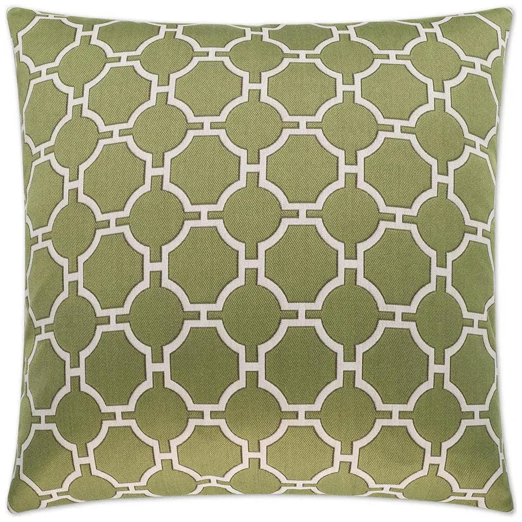 Kinder Green Throw Pillow With Insert