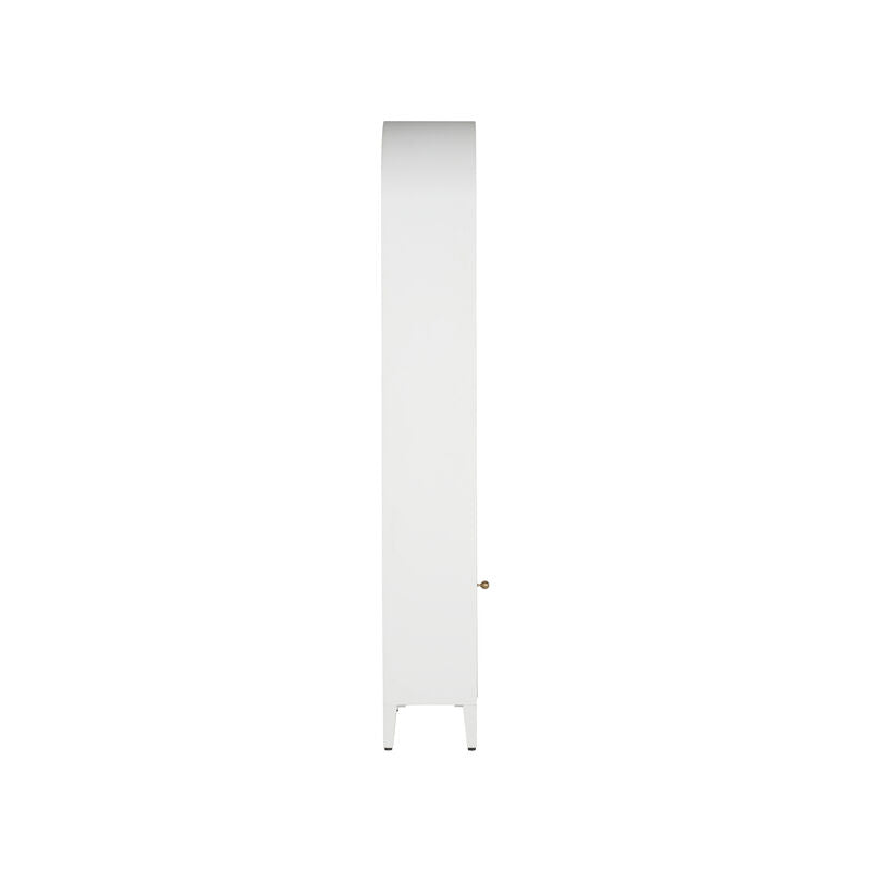 King Tower White Bar Cabinet-Home Bar Cabinets-Chelsea House-LOOMLAN