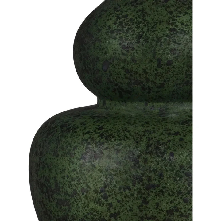 Kinnaird Ceramic & Metal Dark Green Table Lamp - LOOMLAN - Currey & Co - Table Lamps