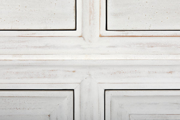 Kir Wood White Bench-Bedroom Benches-Noir-LOOMLAN