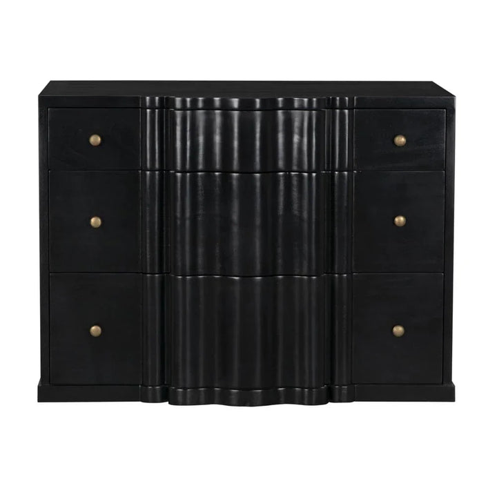 Kiss Wooden Black Dresser - LOOMLAN - Noir - Dressers