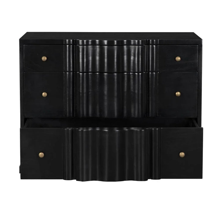 Kiss Wooden Black Dresser - LOOMLAN - Noir - Dressers