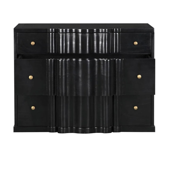 Kiss Wooden Black Dresser - LOOMLAN - Noir - Dressers