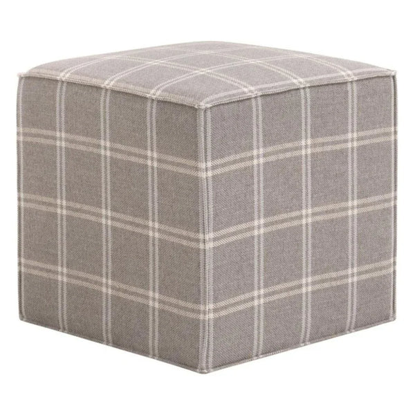 Knox Versatile Performance Fabric Accent Cube - LOOMLAN - Essentials For Living - Poufs and Stools