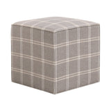 Knox Versatile Designed Polyester Upholstered Accent Cube