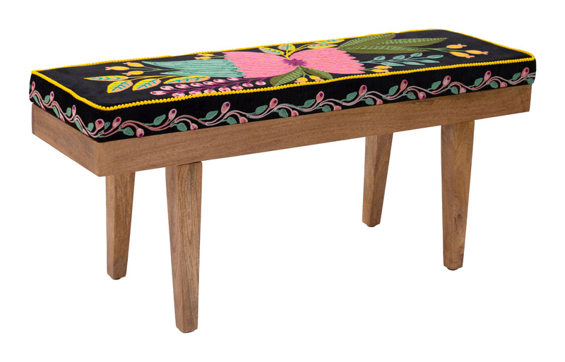 Kochi Bench Multicolor-Bedroom Benches-Zuo Modern-LOOMLAN