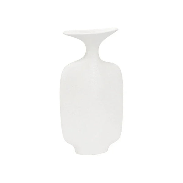Kona White Glazed Ceramic Vase - LOOMLAN - Wildwood - Vases & Jars