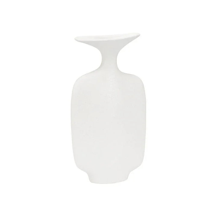 Kona White Glazed Ceramic Vase - LOOMLAN - Wildwood - Vases & Jars