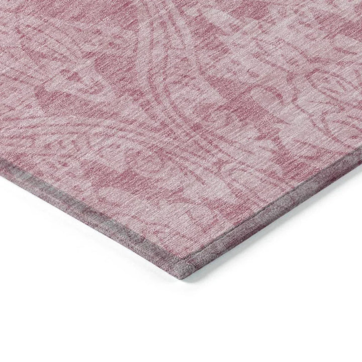Krymera Pink Washable Indoor - Outdoor Rug - LOOMLAN - LOOMLAN Rugs - Outdoor Rugs