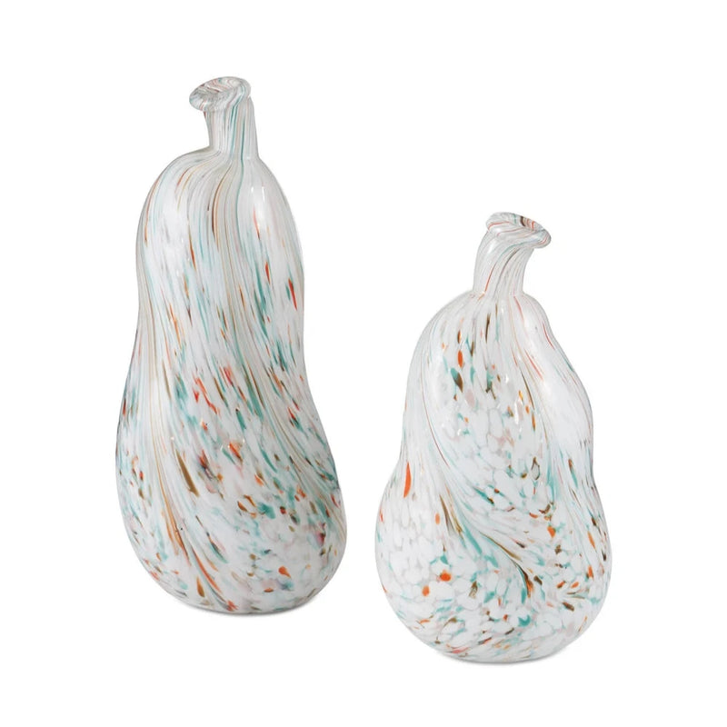 Kumo Modern Artistic Glass Decor Vase 2PC-Vases & Jars-Currey & Co-LOOMLAN