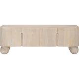 Kuti Natural Wood Entertainment Stand-TV Stands & Media Centers-Zuo Modern-LOOMLAN