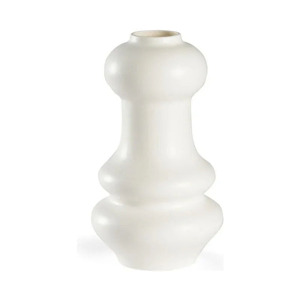 Kyoto Wavy Geometric Shape Ceramic Vase - LOOMLAN - Chelsea House - Vases & Jars