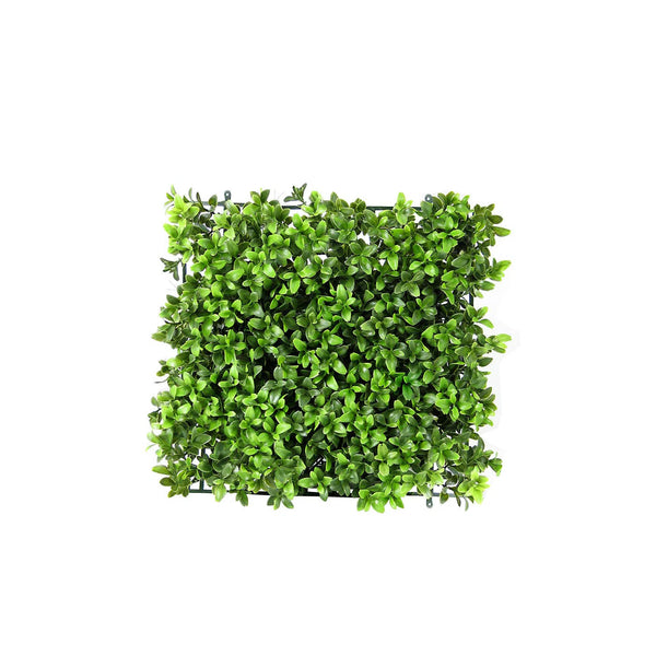 Faux Botanical Green Outdoor Boxwood Tile