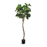 Faux Botanical Outdoor Green Fiddle Leaf Fig