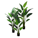 Faux Botanical Outdoor Green Traveler's Palm