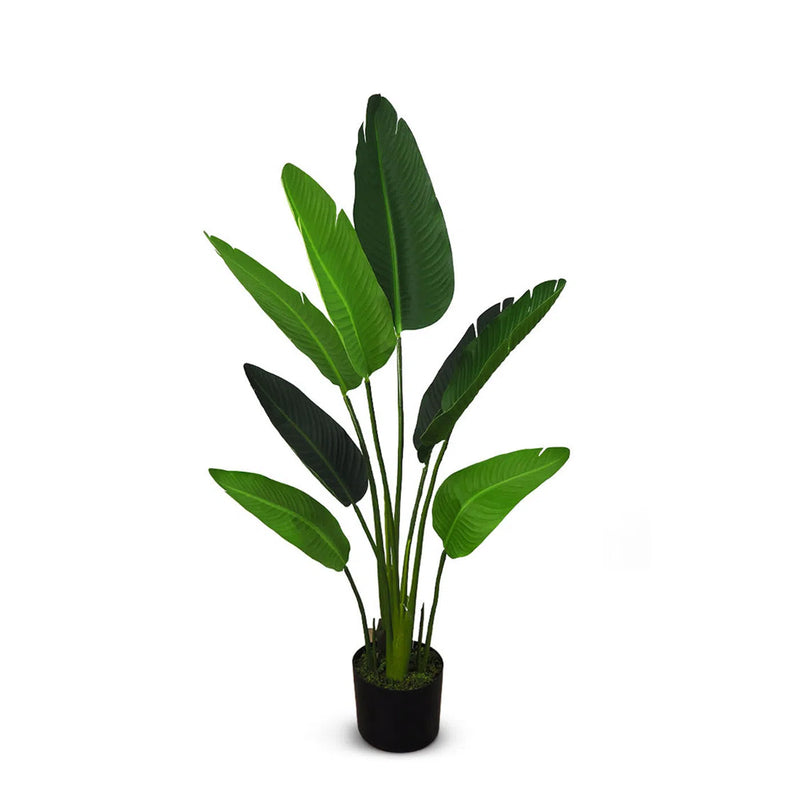 Faux Botanical Outdoor Green Traveler's Palm