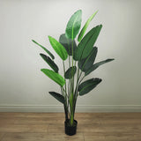 Faux Botanical Outdoor Green Traveler's Palm