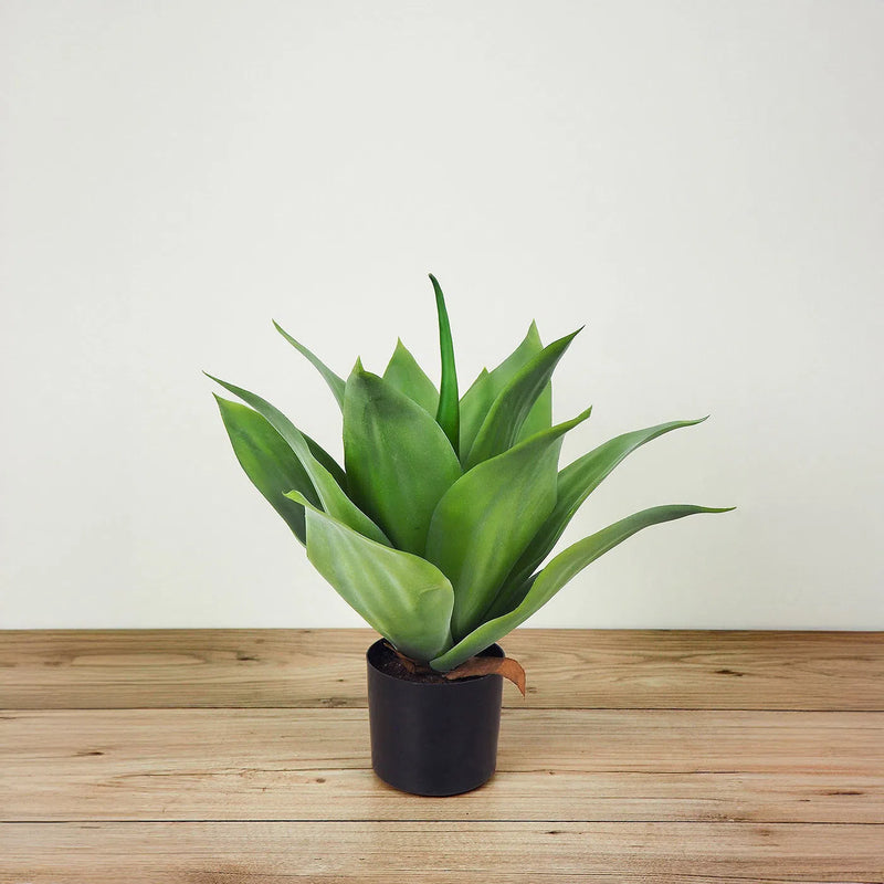 Faux Botanical Outdoor Green Agave