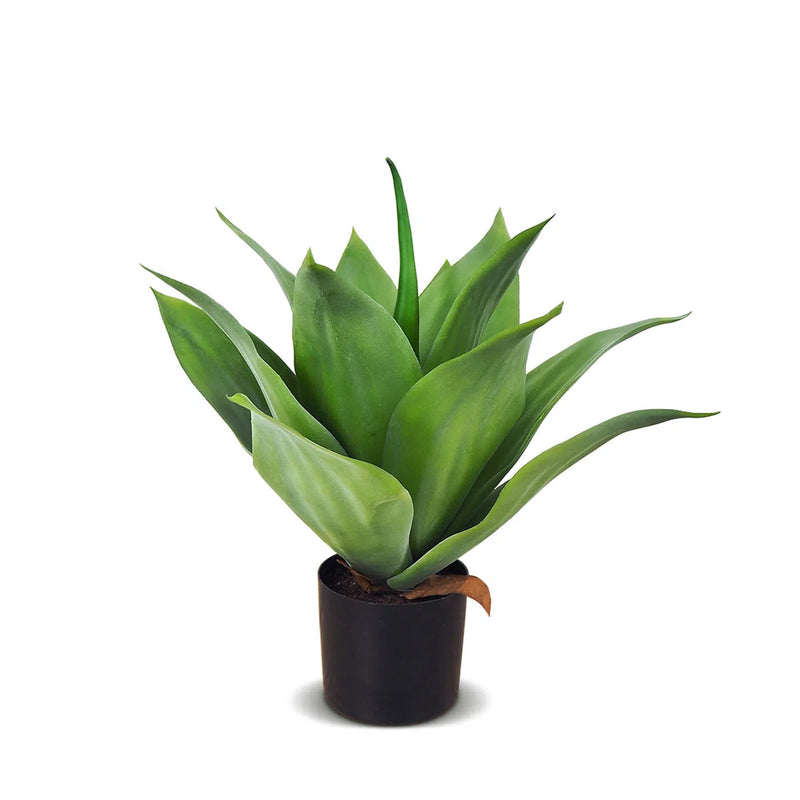 Faux Botanical Outdoor Green Agave