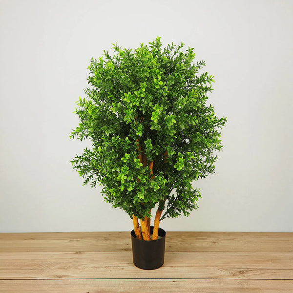 Faux Botanical Outdoor Green Boxwood Tree