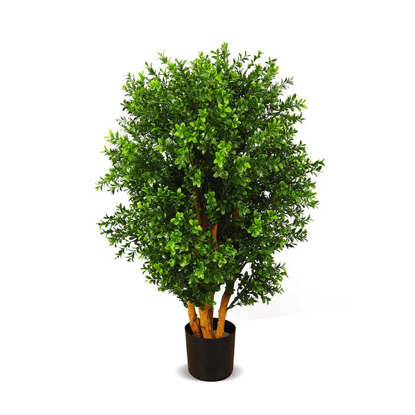 Faux Botanical Outdoor Green Boxwood Tree