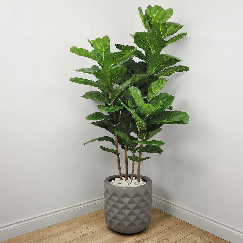 Faux Botanical Indoor Green Fiddle Leaf Fig