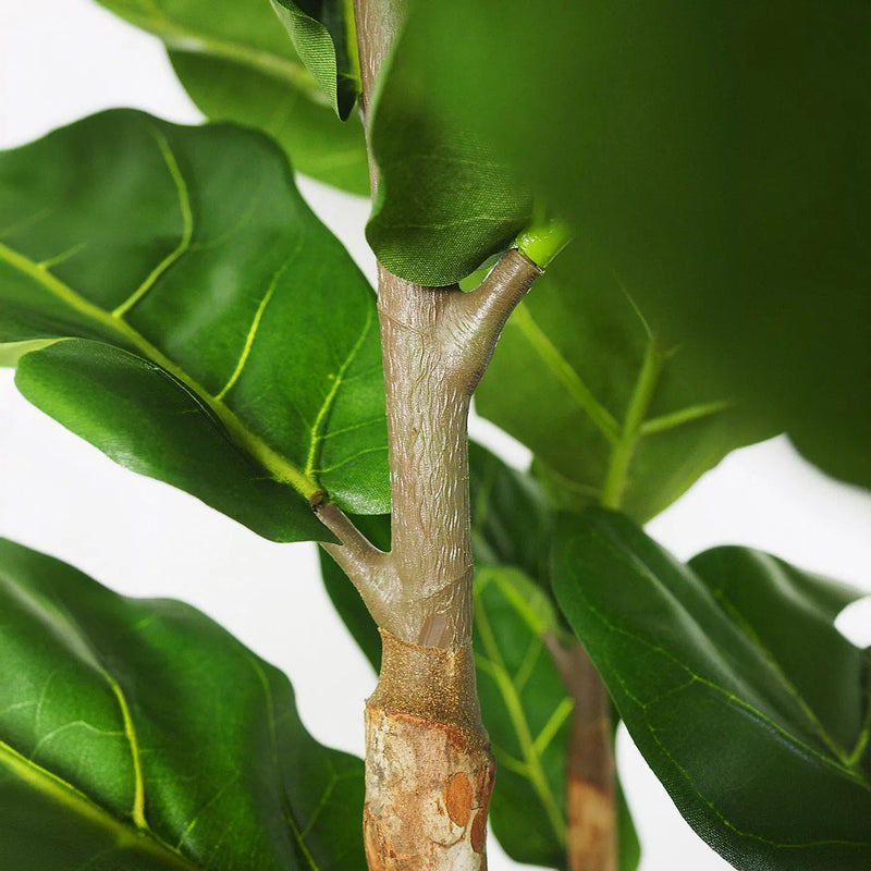 Faux Botanical Indoor Green Fiddle Leaf Fig