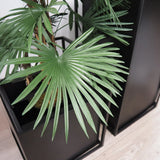 Faux Botanical Outdoor Green Fortune Palm Tree