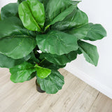 Faux Botanical Indoor Green Fiddle Leaf Fig Tree