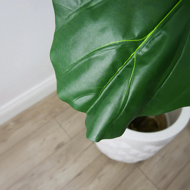 Faux Botanical Indoor Green Fiddle Leaf Fig Tree