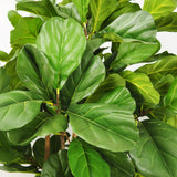 Faux Botanical Outdoor Green Fiddle Leaf Fig Tree