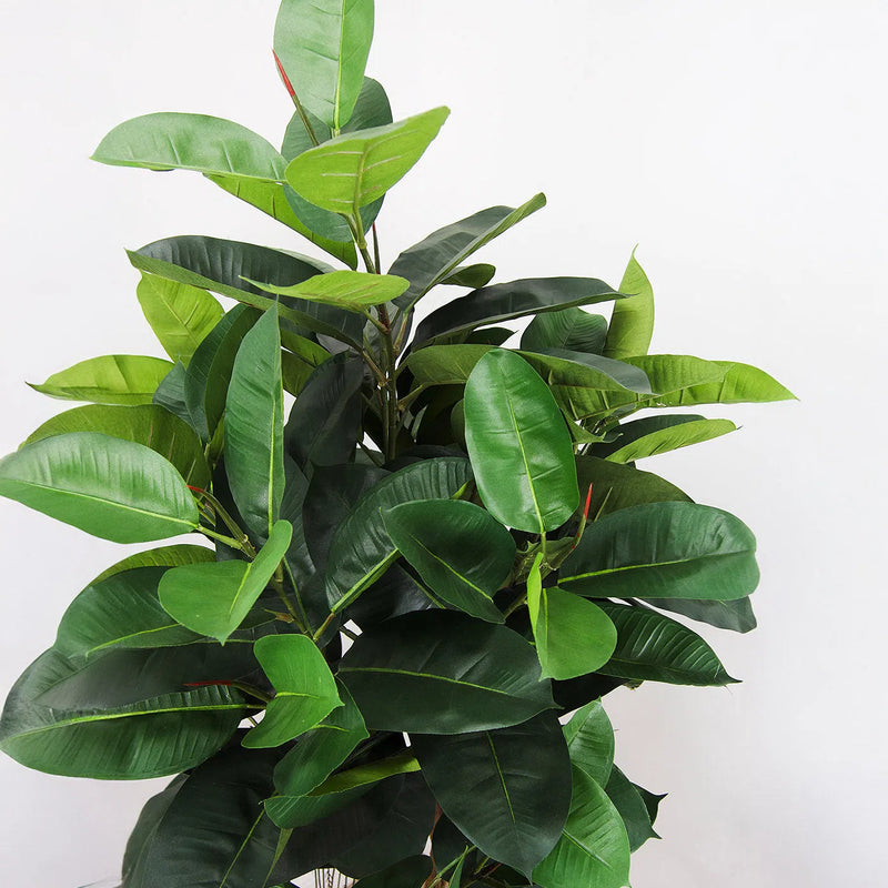 Faux Botanical Indoor Green Ficus Elastica