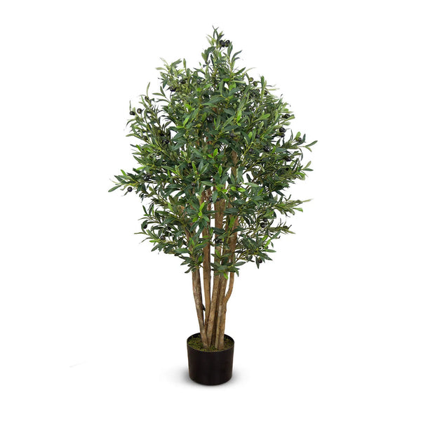 Faux Botanical Indoor Green Olive Tree