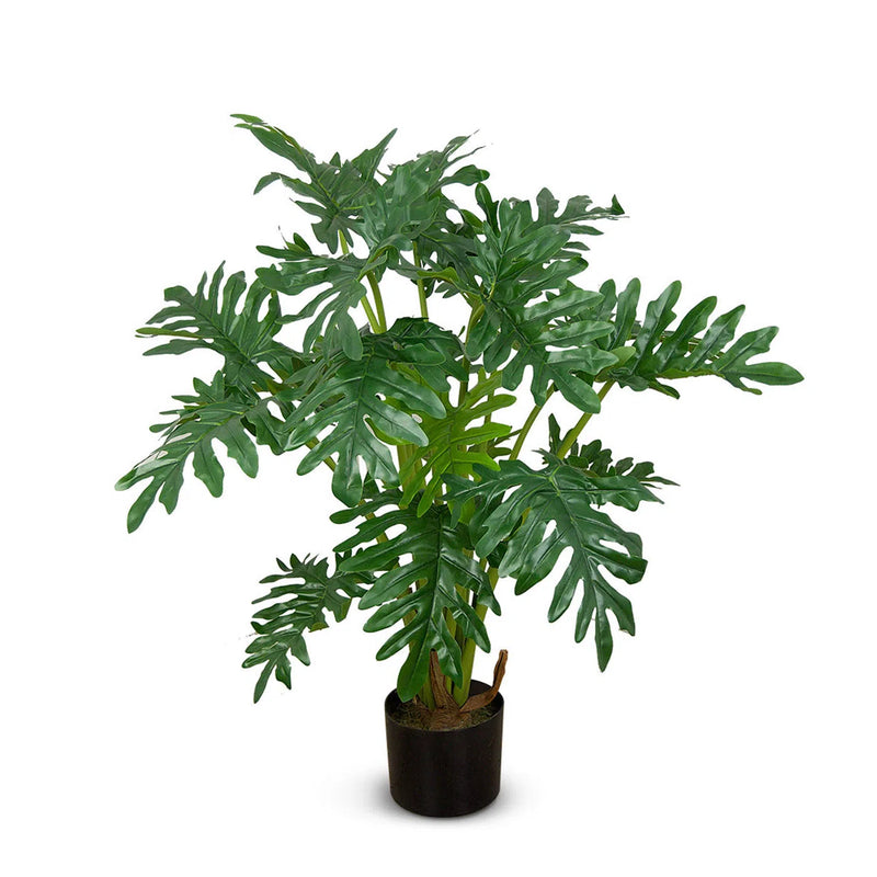 Faux Botanical Outdoor Green Philodendron