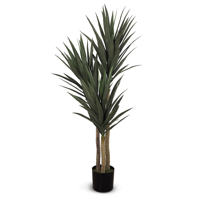 Faux Botanical Indoor Green Yucca