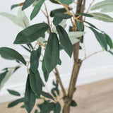 Faux Botanical Outdoor Green Olive Tree