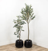 Faux Botanical Outdoor Green Olive Tree