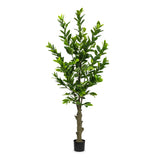 Artificial Botanical Green Indoor Lemon Tree