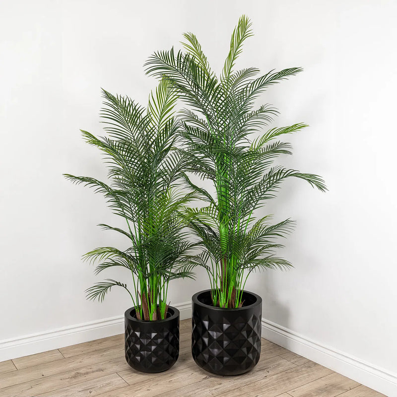 Faux Botanical Outdoor Green Palm Tree