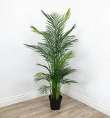 Faux Botanical Outdoor Green Palm Tree