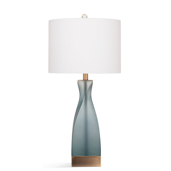 Anthea Glass Blue Table Lamp