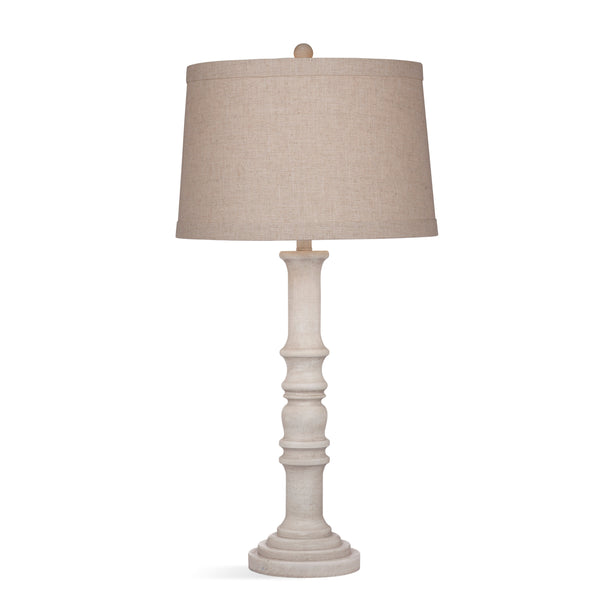 Augusta Resin White Table Lamp