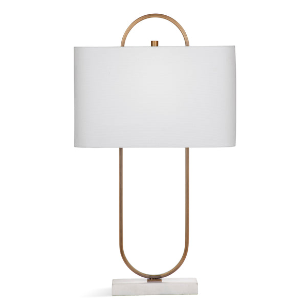 Mabel Metal and Marble Gold Table Lamp