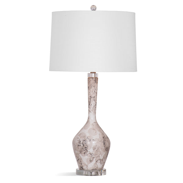 Everette Ceramic White Table Lamp