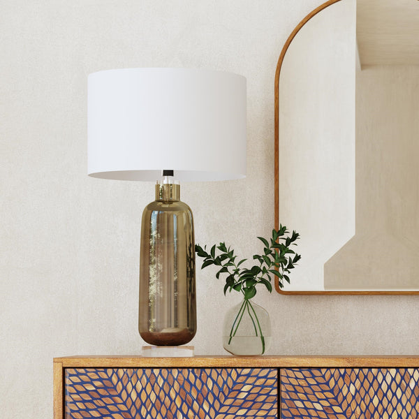 Lawson Wood Copper Table Lamp