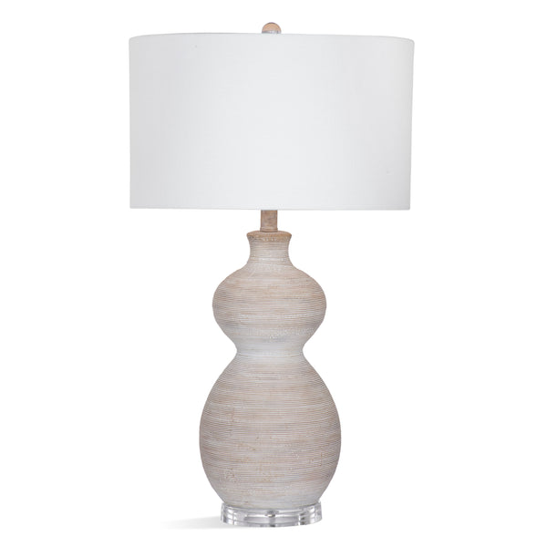 Sandy Ceramic White Table Lamp
