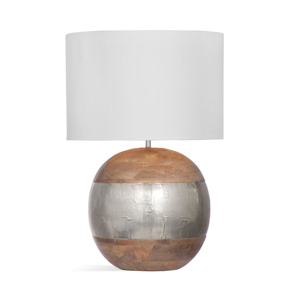 Brock Metal and Wood Brown Table Lamp