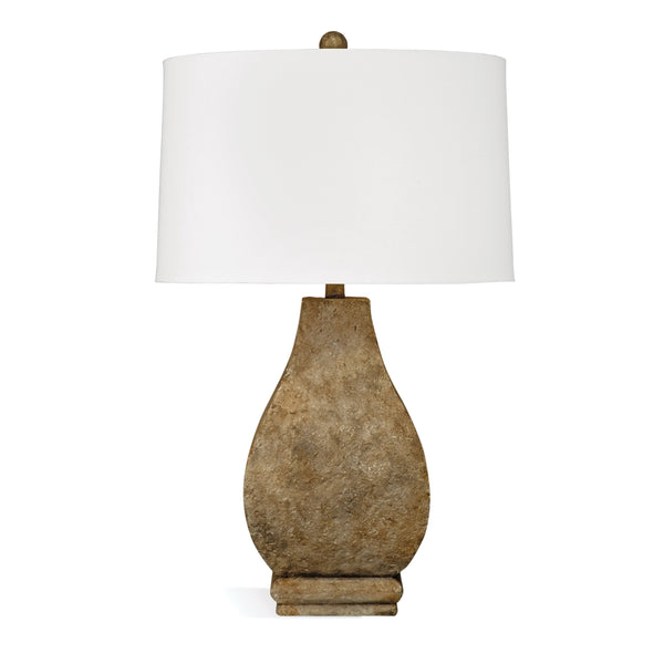 Booker Concrete and Metal Brown Table Lamp