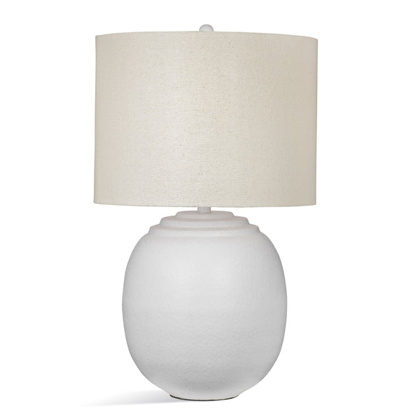 Harrison Metal White Table Lamp