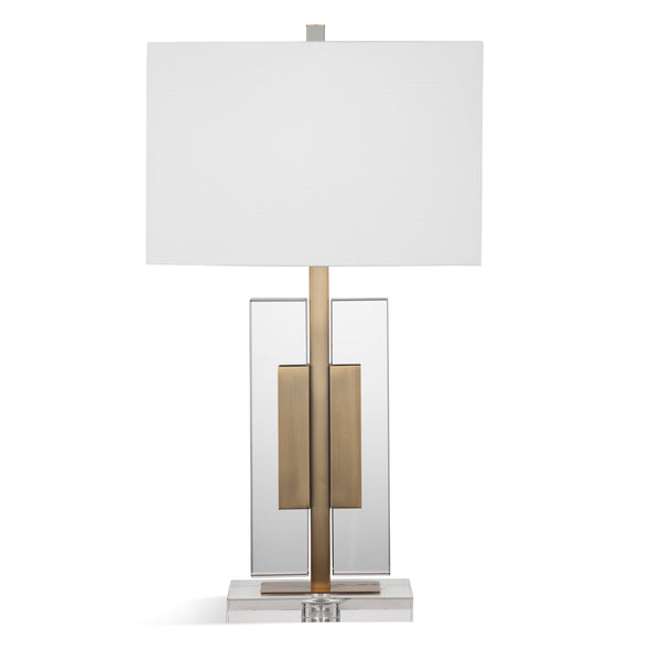 Cynthia Crystal and Metal Gold Table Lamp